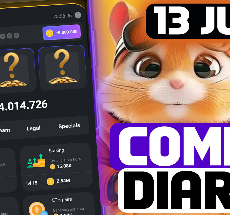 Combo diario hamster kombat 13 de julio