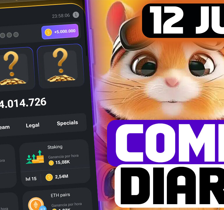 Combo diario hamster kombat 12 de julio