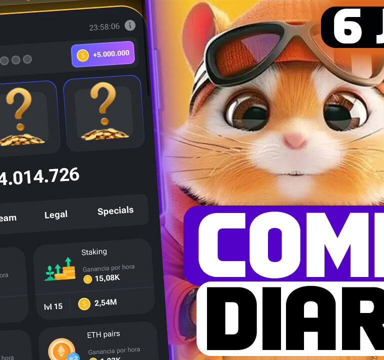 Combo diario hamster kombat 6 de julio