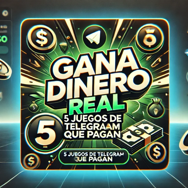 Gana Dinero REAL 5 Juegos de Telegram que Pagan