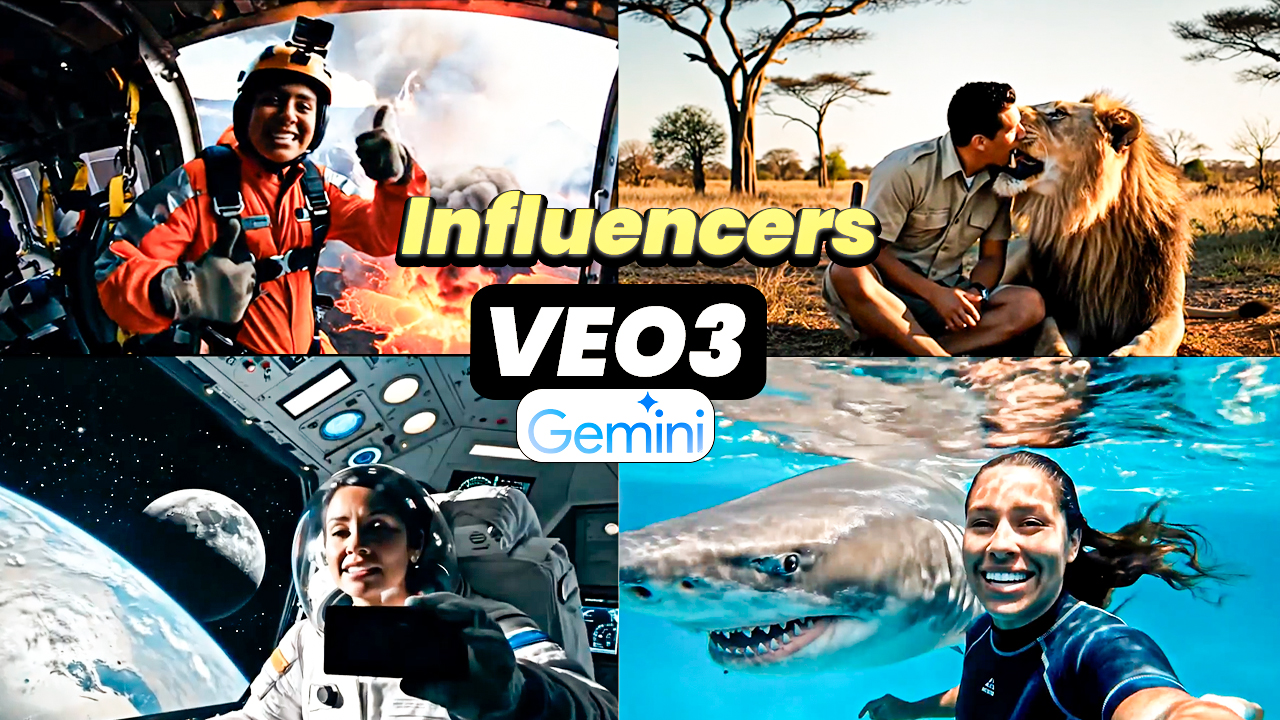 Prompts para crea videos virales en VEO3 y FLOW influencers