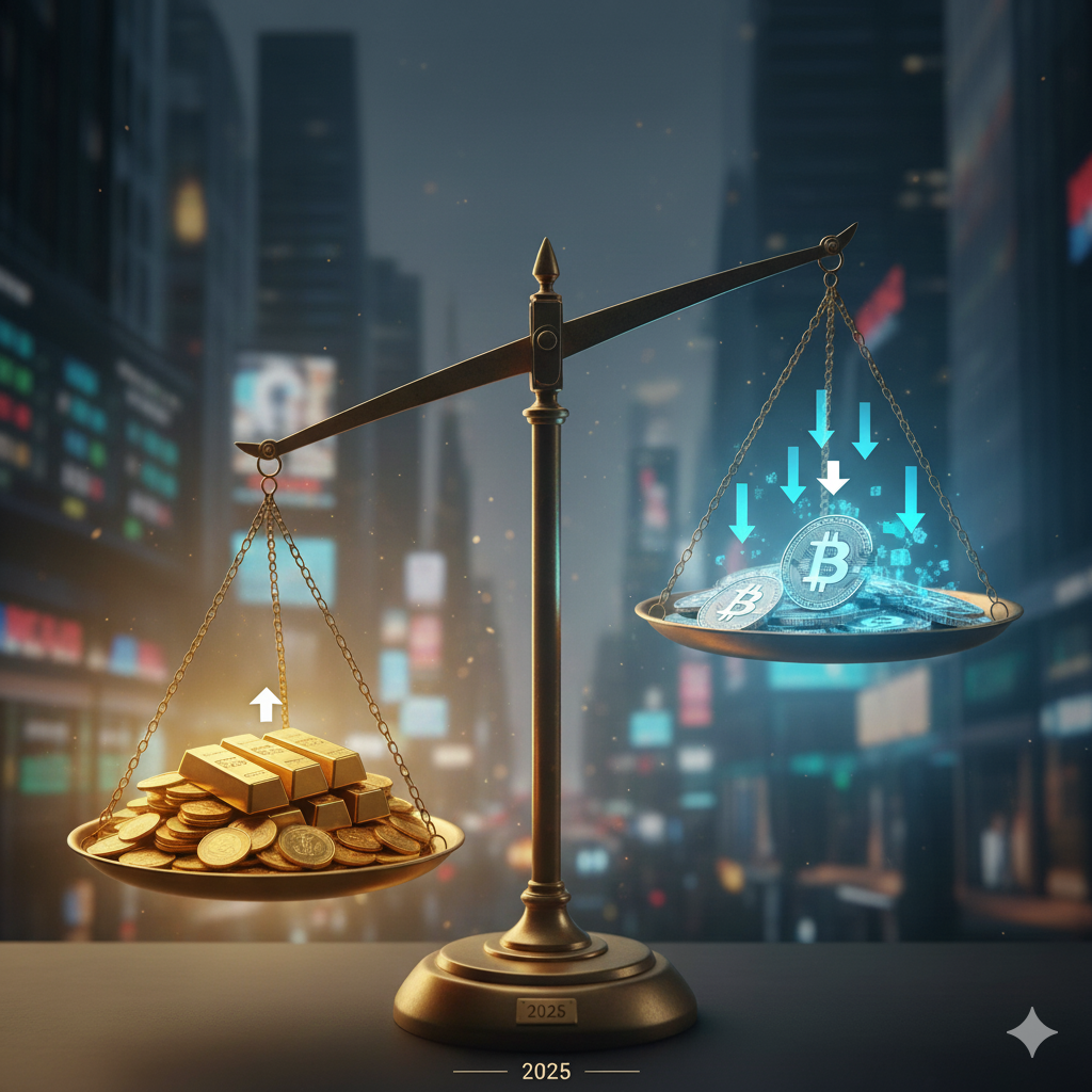 Oro vs. Bitcoin: en el Duelo por la Rentabilidad de 2025