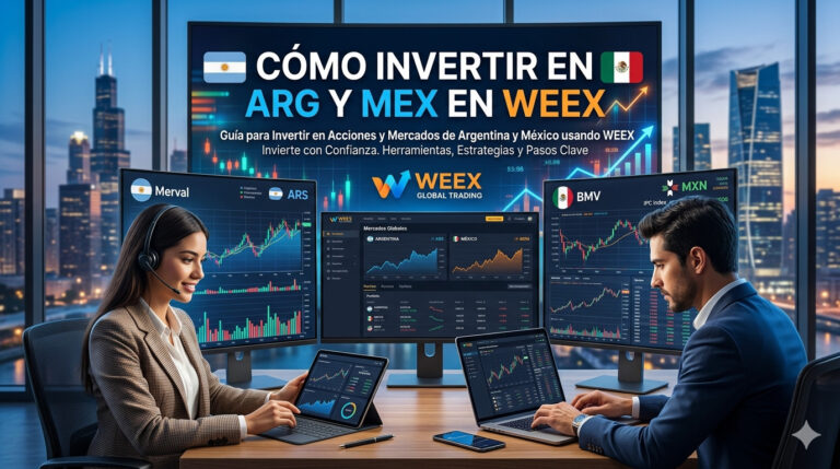 Cómo invertir en ARG y MEX en WEEX.