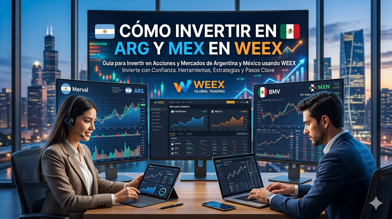 Cómo invertir en ARG y MEX en WEEX.