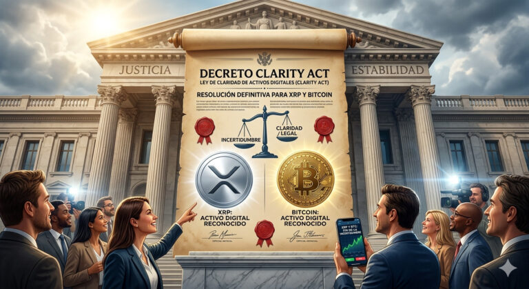 Decreto CLARITY Act: ¿Es el fin de la incertidumbre para XRP y Bitcoin?
