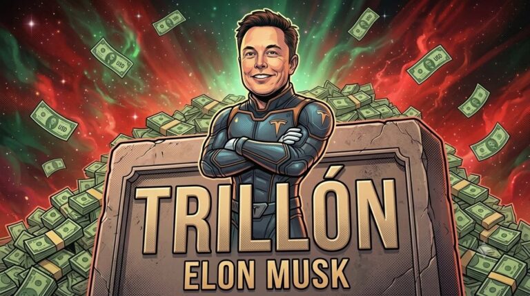 Elon Musk vale más de un trillón de dólares — y esto le está haciendo al mercado cripto.