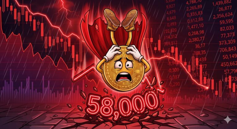 Bitcoin cayó $5,000 en 48 horas — esto es exactamente lo que pasó y por qué rebotó en $58,000.