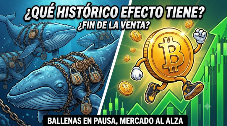 Las ballenas dejaron de vender Bitcoin — esto es lo que históricamente pasa después.