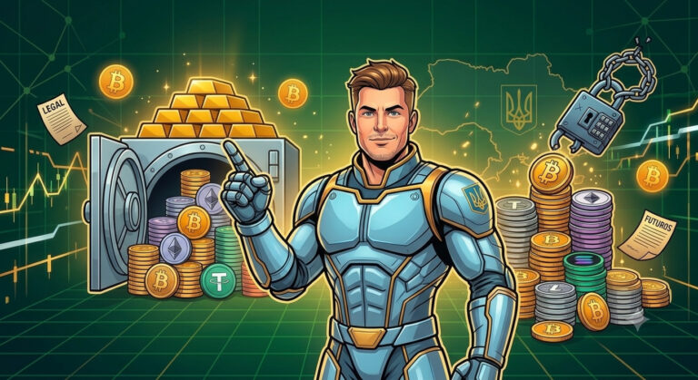 UCRANIA CREA RESERVA ESTRATÉGICA CON CRIPTO INCAUTADOS.