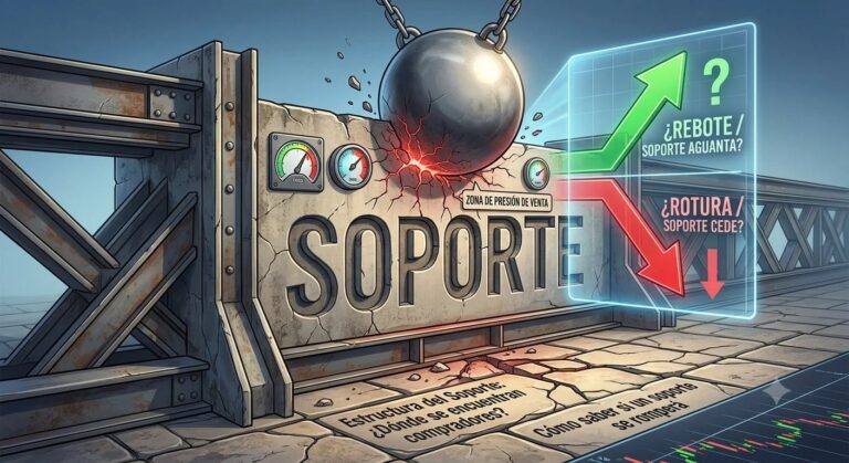 3 señales que te dicen si un soporte va a aguantar o a romperse — aprende esto y nunca más te agarrará el mercado.
