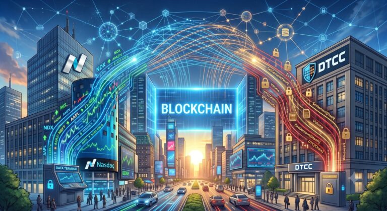 NASDAQ Y DTCC LLEVAN SUS DATOS A BLOCKCHAIN.