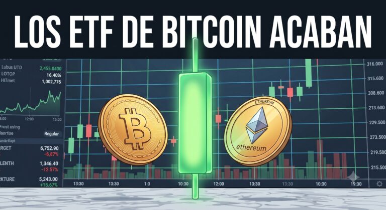 ETF DE BITCOIN — FIN DE LA RACHA DE VENTAS.