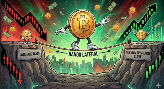 Bitcoin en la cuerda floja: ¿Lateralización o antesala de un nuevo movimiento clave?