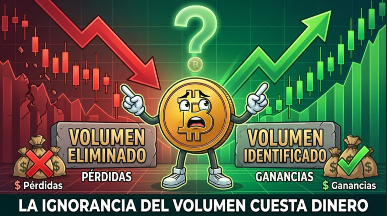 El volumen en trading — el indicador que más ignoran y más dinero cuesta.