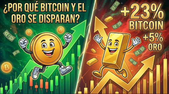 ¿Por qué Bitcoin y el oro se disparan al mismo tiempo?