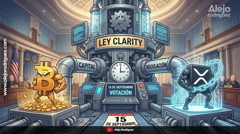 Ley CLARITY ¿Qué puede pasar con Bitcoin y XRP el 15 de septiembre?