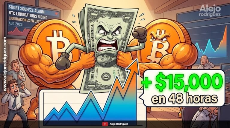 Qué es un short squeeze y cómo Bitcoin subió $15,000 en 48 horas.