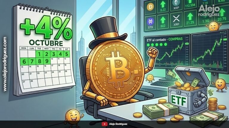Uptober arrancó imparable en verde — Bitcoin +4% y los ETF vuelven a comprar.